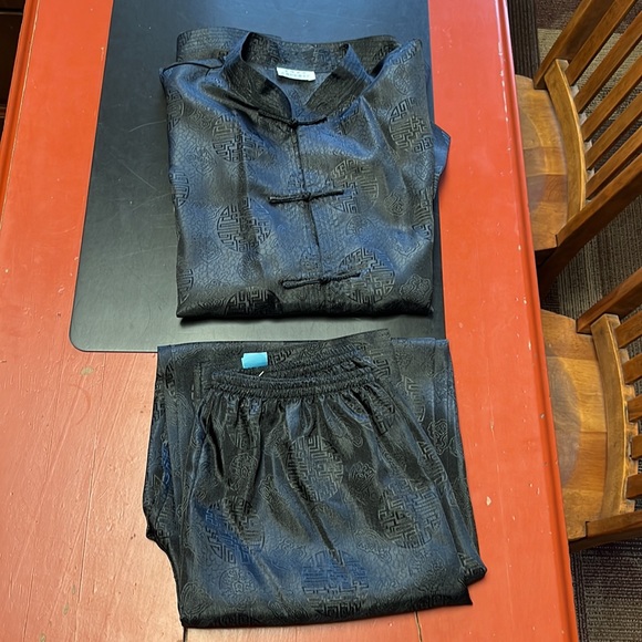Authentic Black Male Jacket and Pants from China. PERFECT CONDITION! Halloween! - Picture 5 of 5